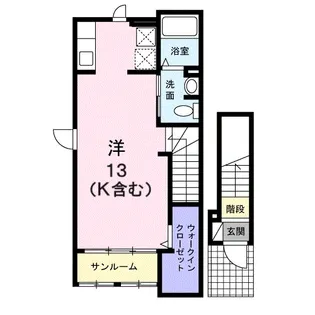グラース・エム【2階】の間取り