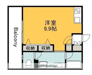 DOLCE CENTRO【7階】の間取り