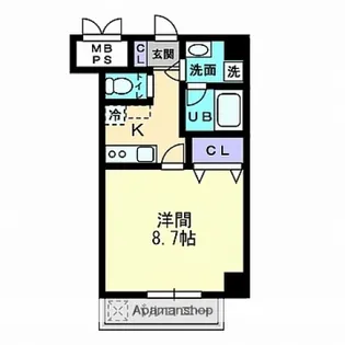 パストラーレ羽衣【3階】の間取り