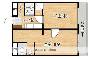 庚午パールマンション【2階】の間取り