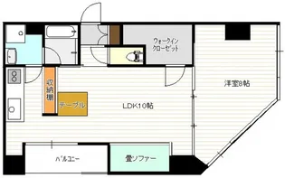 坪井ビル【404号室号室】の間取り