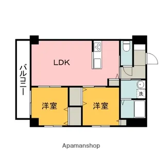 S・K舟入【8階】の間取り