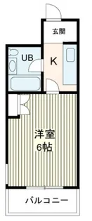 K・B・M三筋【201号室号室】の間取り