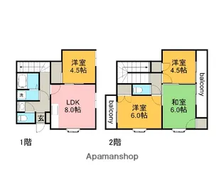 メゾン星風【101号室】の間取り