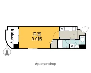 ライフメント堺町2【4階】の間取り