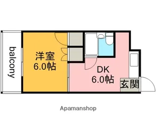 センターコート【2階】の間取り