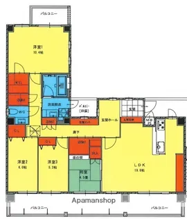 CASAEN2【12階】の間取り
