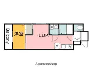 月光五日市壱番館【1階】の間取り
