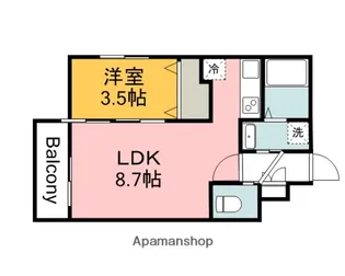 F・R Ⅰ【3階】の間取り