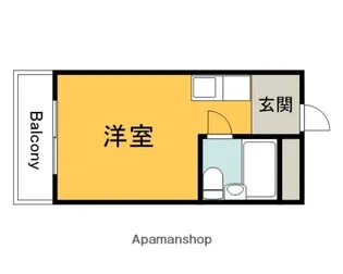 クレシア吉見園【108号室】の間取り