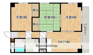 FORWEST千同(旧リバティ千同)【5階】の間取り