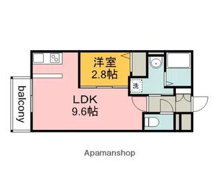 月光南観音壱番館【2階】の間取り