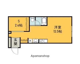 フェリシア地御前【2階】の間取り