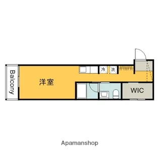 プリマヴェーラ阿品【1階】の間取り