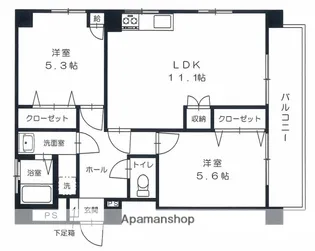 スペンドーレⅠ(旧プランドール1)【3階】の間取り