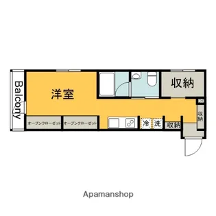 カーサコリーナ【3階】の間取り