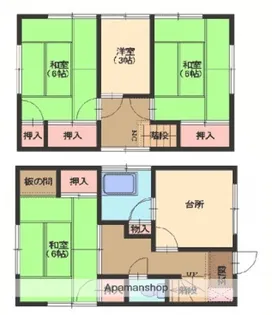 広島県広島市佐伯区五日市中央5丁目【一戸建】の間取り