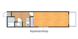 アクアコート庚午【3階】の間取り
