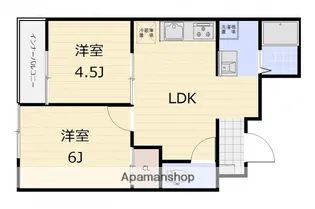 十日市ビル2【2階】の間取り