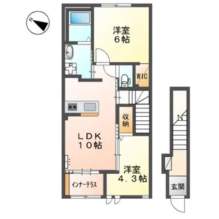 SOLEIL.KAY【2階】の間取り