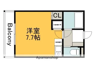 プレジャーコーポ三宅【2階】の間取り