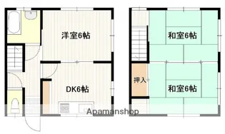 広島県広島市佐伯区皆賀2丁目【一戸建】の間取り
