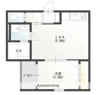 LIEN城内【3階】の間取り