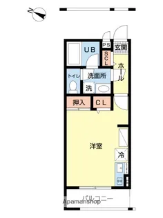プレジャーコーポ五日市駅前【1階】の間取り