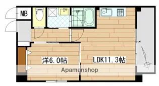 コリエンテ大宮【1階】の間取り