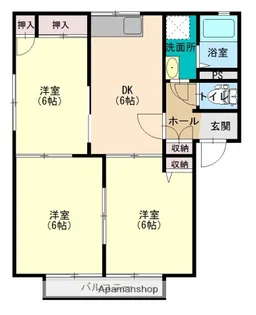ファミーユ平林【2階】の間取り