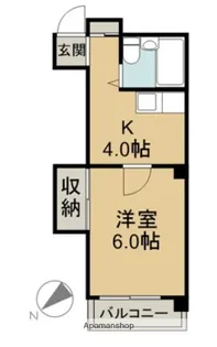 たけうちビル【301号室】の間取り