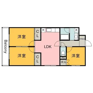 リーフル【101号室】の間取り