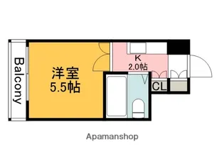 レジデンス天一【405号室】の間取り