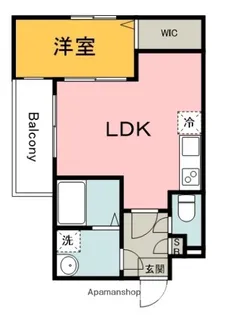 スマイルレジデンス三筋 北館【1階】の間取り