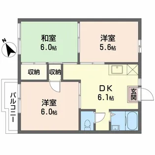 フォーブル吉村 A棟【2階】の間取り
