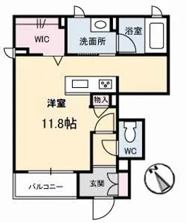 メゾンN【1階】の間取り