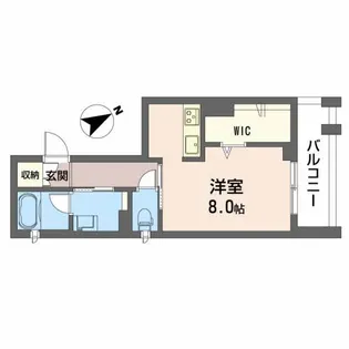 ベレオ大宮【3階】の間取り