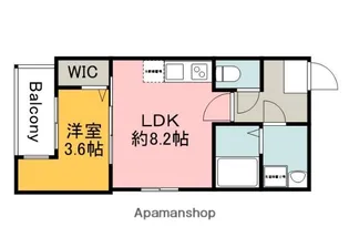 皆賀の杜レジデンス 南館【1階】の間取り