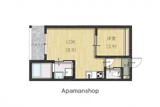 エクシア廿日市【1階】の間取り