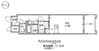 ミュゼ 海老山【7階】の間取り
