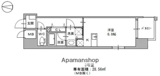 ミュゼ 海老山【10階】の間取り