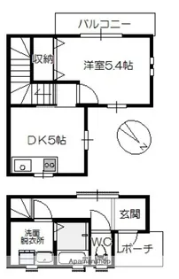 GOLDEN GLOW五日市【103号室】の間取り