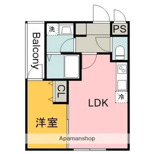 MOVE五日市【1階】の間取り