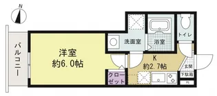 GREENHILL HATSUKAICHI【102号室号室】の間取り