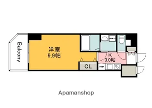 BONHEUR平和大通り【11階】の間取り