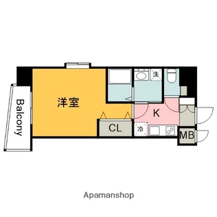 BONHEUR平和大通り【7階】の間取り