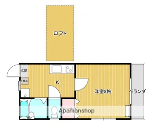 カーサタナカ【2階】の間取り