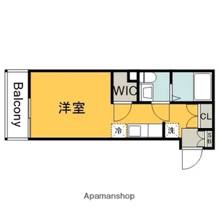 COLLINA扇園【304号室】の間取り