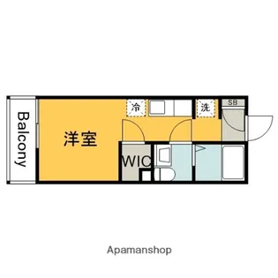 COLLINA扇園【2階】の間取り