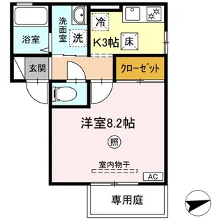 パラッツオⅢ【1階】の間取り